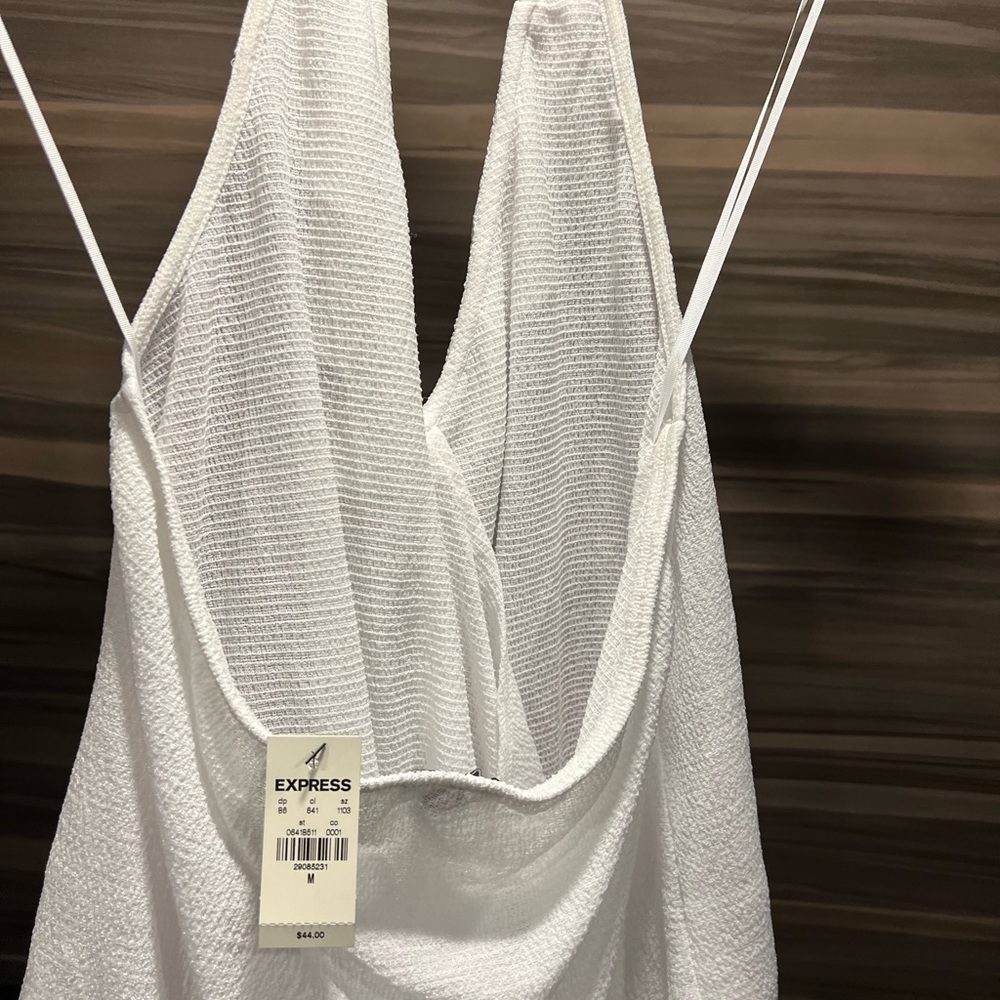 Express Ruffle Wrap Halter Cami - Picture 7 of 9